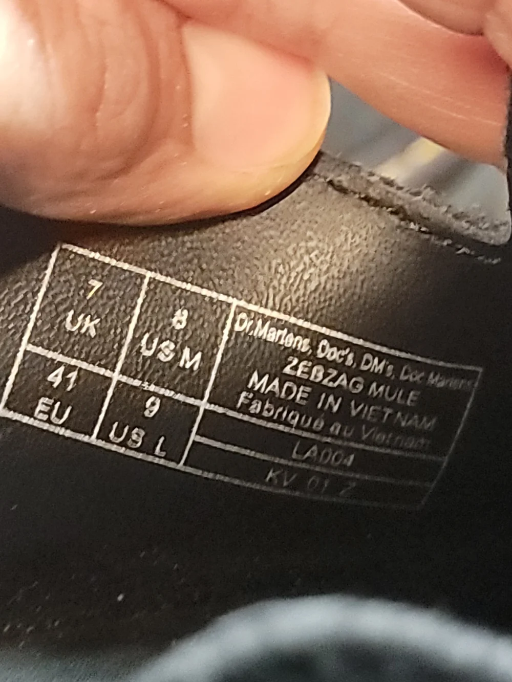 Dr. Martens Zebzag Slingback Platform Mules In Black - Picture 6 of 12